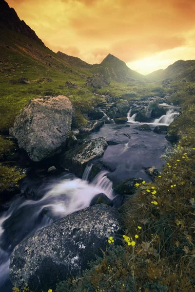 Golden Hour by Andreas Stridsberg multi panel art