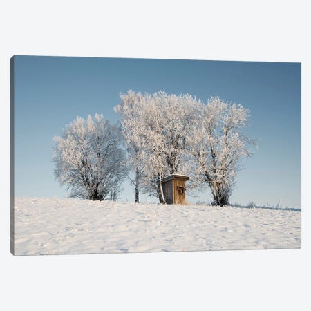 Frosty Lookout Canvas Print #STR259} by Andreas Stridsberg Art Print