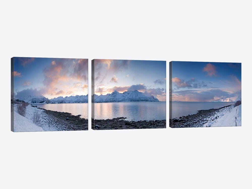 A Winter Panorama by Andreas Stridsberg 3-piece Canvas Art Print