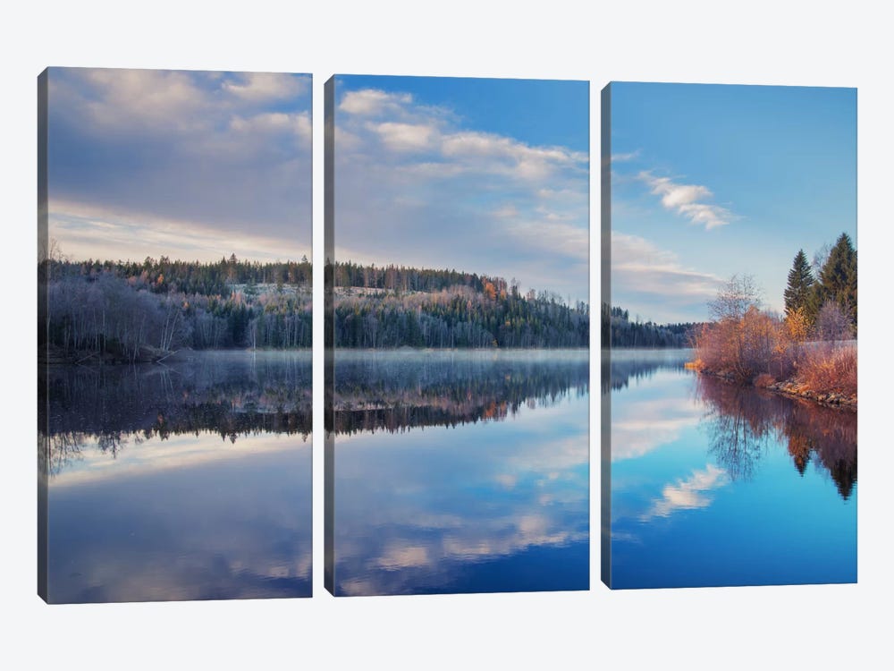 Late Fall by Andreas Stridsberg 3-piece Canvas Art Print