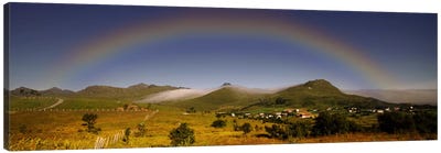 Lofoten Rainbow Canvas Art Print - Andreas Stridsberg