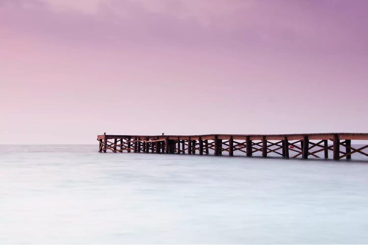 Pink Pier by Andreas Stridsberg wall art