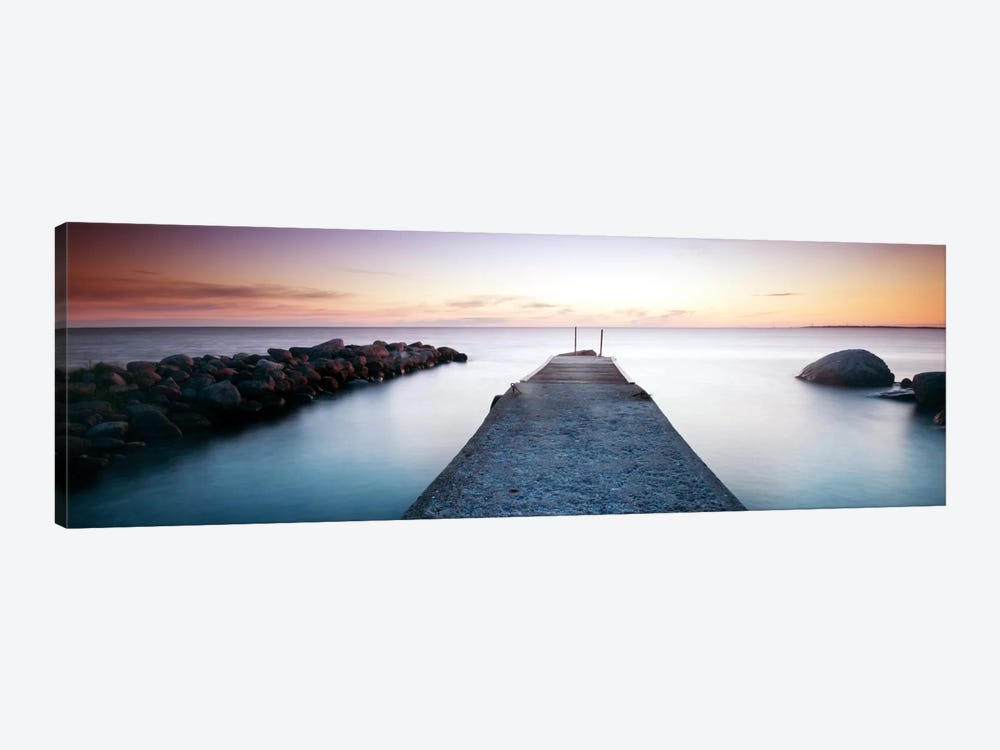 Placid Pier by Andreas Stridsberg 1-piece Canvas Wall Art