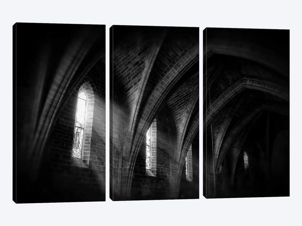 Beams Of Light by Andreas Stridsberg 3-piece Art Print