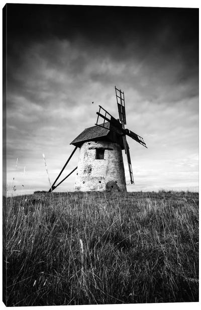 Windmill Canvas Art Print - Country Scenic Photography