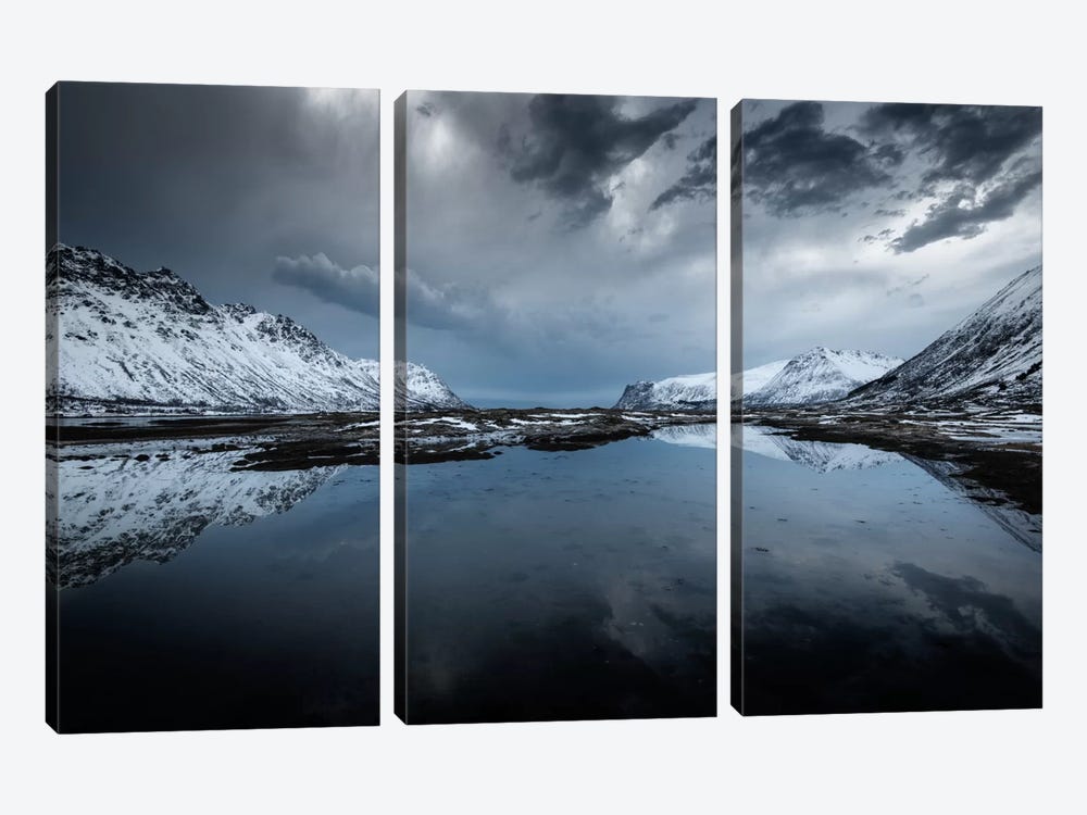 Winter Is Coming by Andreas Stridsberg 3-piece Canvas Art Print