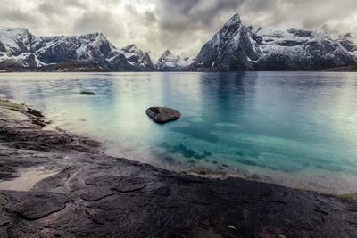 Lofoten Crystal Blue by Andreas Stridsberg art print