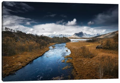 Lofoten River Canvas Art Print - Andreas Stridsberg