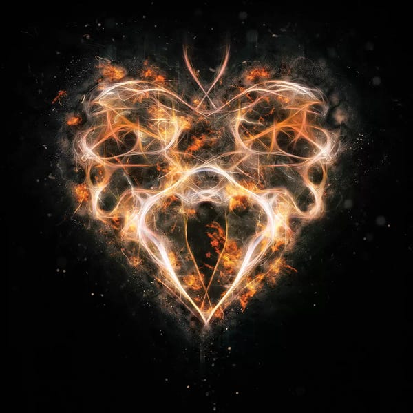 Double Exposure Photography: Smoke Heart by Andreas Stridsberg