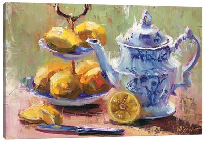 Lemons Toute de Suit Canvas Art Print
