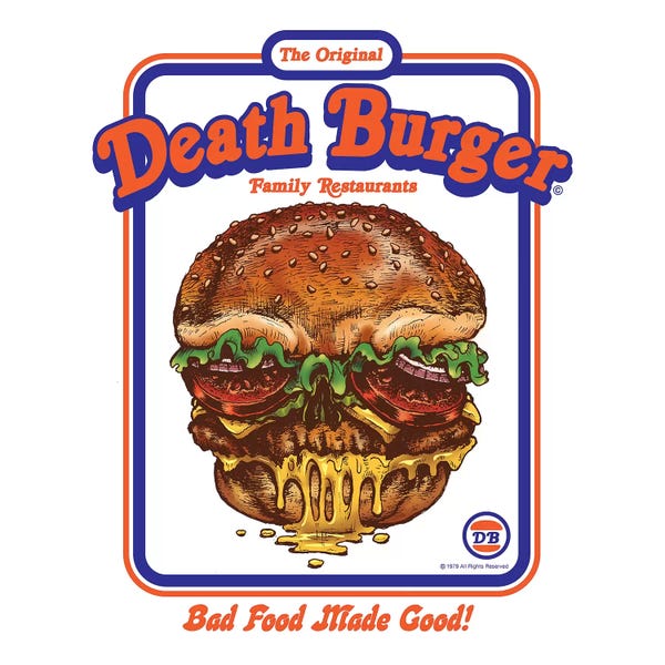Satirical Humor: Death Burger by Steven Rhodes