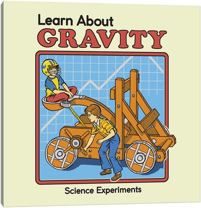 Learn About Gravity Canvas Art Print - Steven Rhodes
