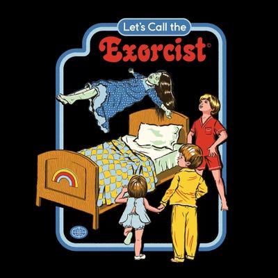 Let's Call The Exorcist by Steven Rhodes art print