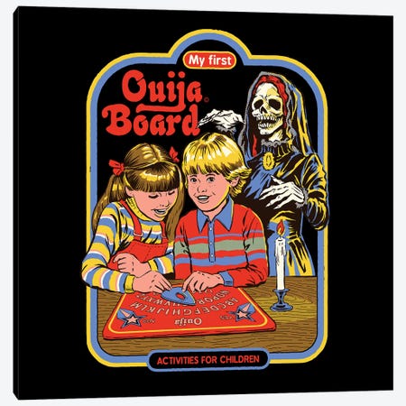 My First Ouija Board Canvas Print #STV28} by Steven Rhodes Canvas Print