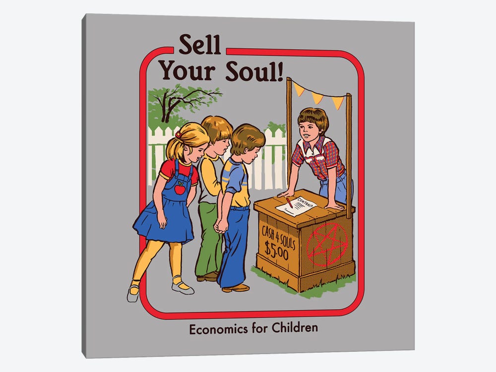 Sell Your Soul by Steven Rhodes 1-piece Art Print
