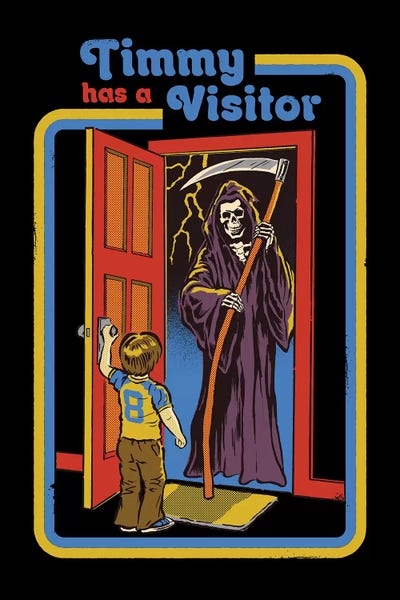 The Eighties: Timmy Has A Visitor by Steven Rhodes