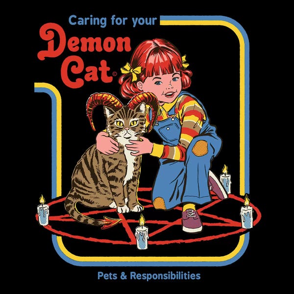 The Eighties: Caring For Your Demon Cat by Steven Rhodes
