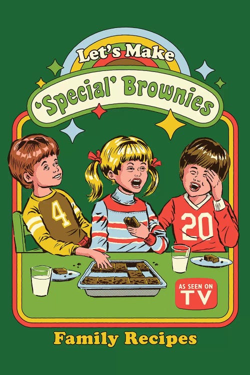 Let's Make Brownies by Steven Rhodes wall art