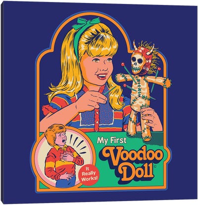 My First Voodoo Doll Canvas Art Print - Dolls