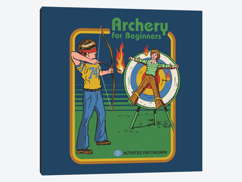 Archery For Beginners by Steven Rhodes 1-piece Canvas Art Print