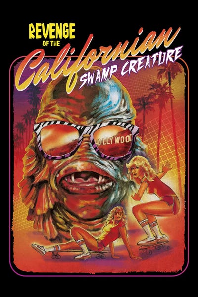 Steven Rhodes: Californian Swamp Creature by Steven Rhodes