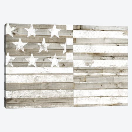 Americana Flag Canvas Print #STW124} by Studio W Canvas Art