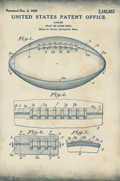 Sports Blueprints: Patented Sport I by Studio W