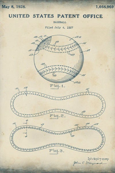 Baseball: Patented Sport II by Studio W