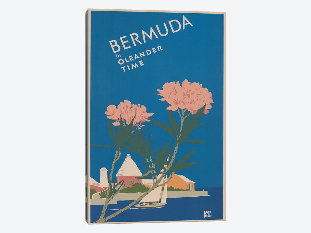 Bermuda Travel Poster I by Studio W 1-piece Art Print
