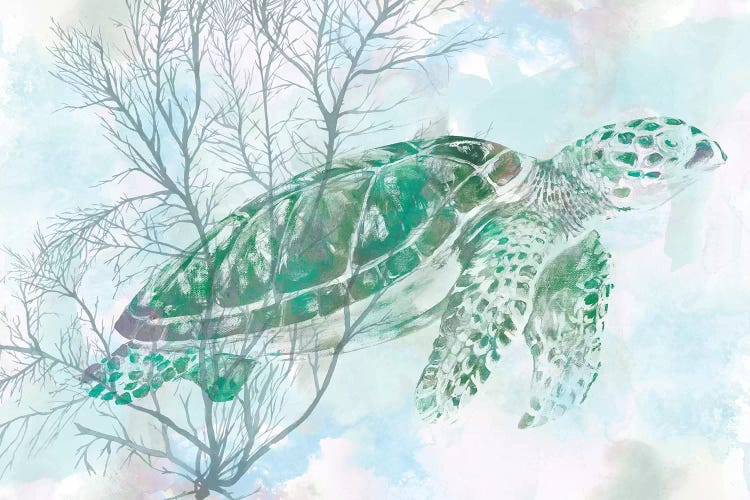 Watercolor Sea Turtle I