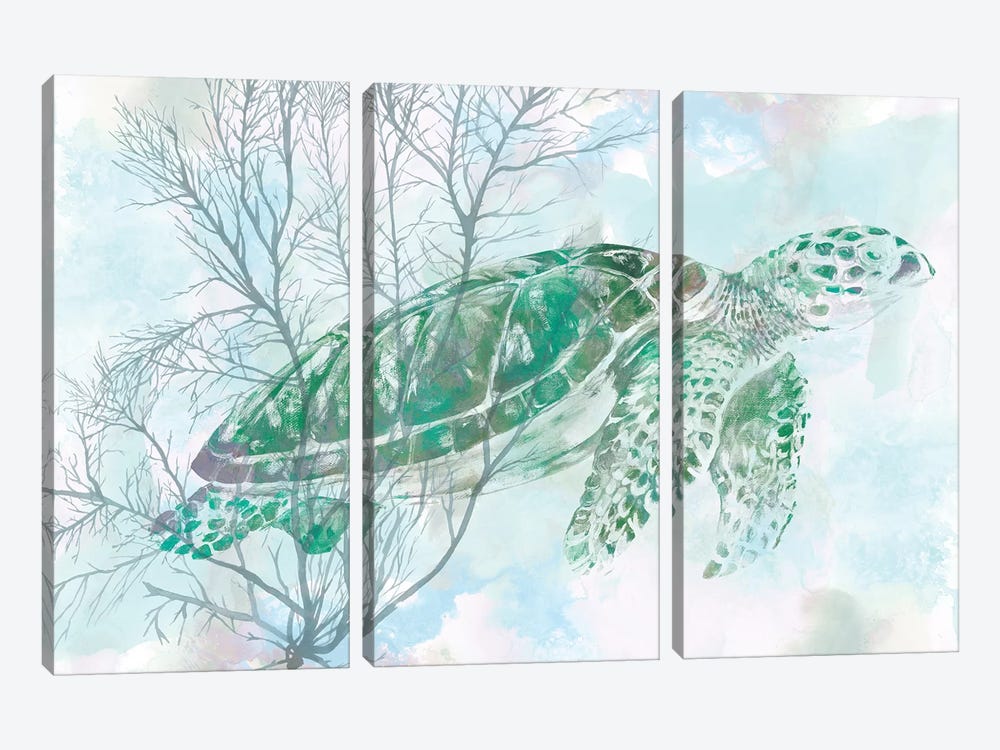 Watercolor Sea Turtle I by Studio W 3-piece Art Print