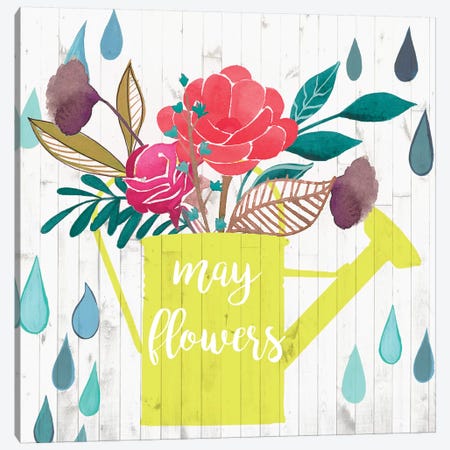 April Showers & May Flowers II Canvas Print #STW48} by Studio W Canvas Artwork