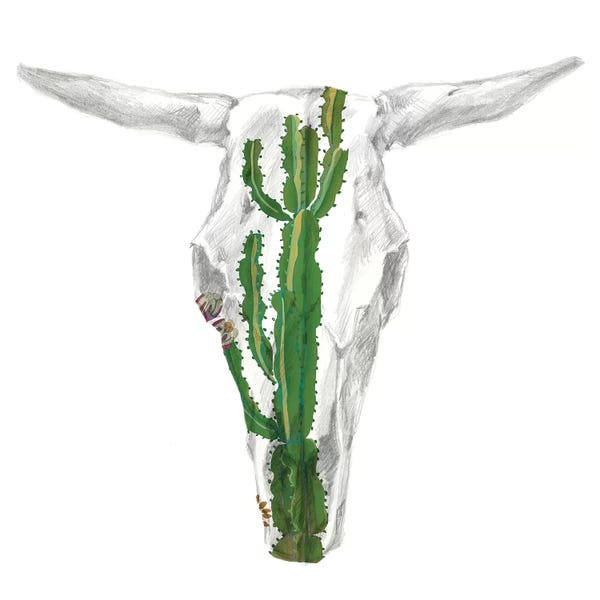 Bulls: Day of the Dead Skull Mount IX by Studio W