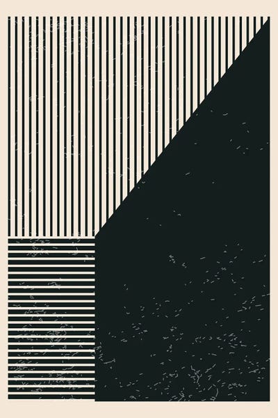 Bauhaus: Black And White Lines Series IV by jay stanley