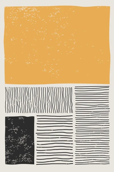 jay stanley: Black And Yellow III by jay stanley