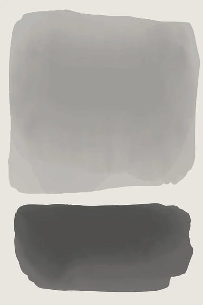 jay stanley: Black And Yellow Watercolor II by jay stanley