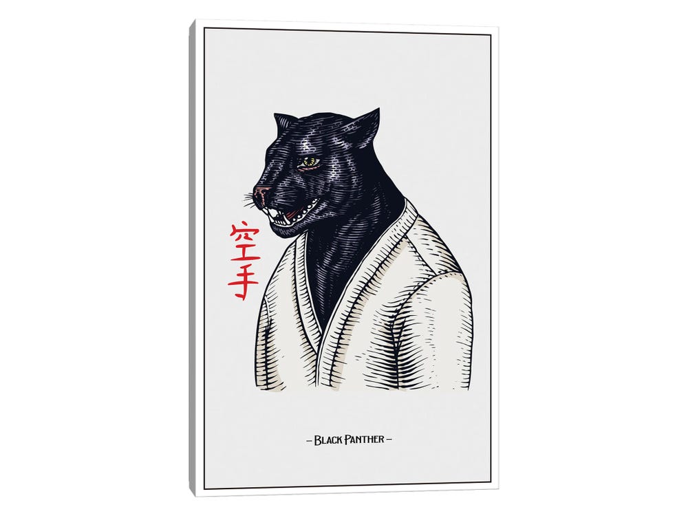 Black Panther Canvas Art by Jay Stanley