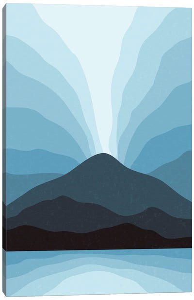 Blue Mountain Vibes I Canvas Art Print - Jay Stanley