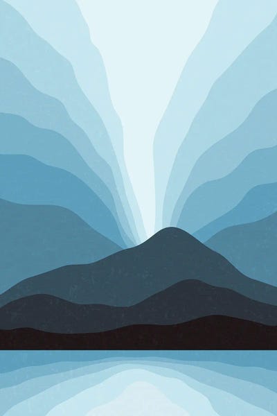 Blue Mountain Vibes II by jay stanley canvas print