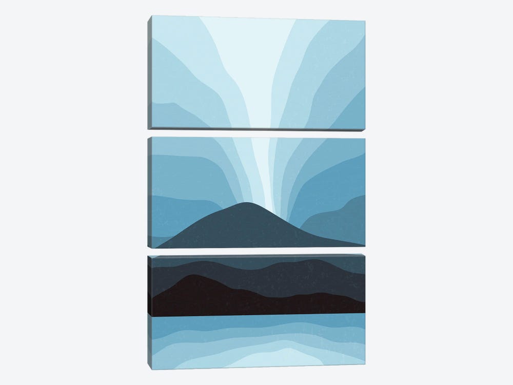 Blue Mountain Vibes III by Jay Stanley 3-piece Art Print