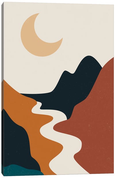 Boho Mountain Series I Canvas Art Print - Jay Stanley