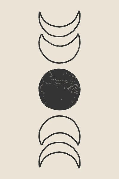 jay stanley: Boho Sun And Moon I by jay stanley