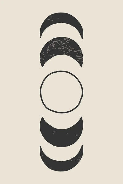 Sun & Moon: Boho Sun And Moon III by jay stanley