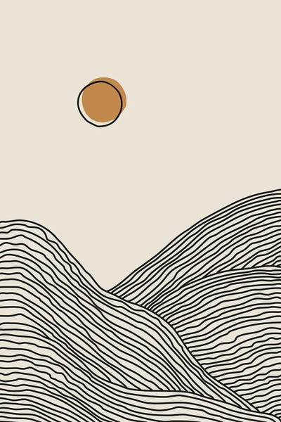 Minimalist Bohemian Decor: Boho Sunset Collection I by jay stanley