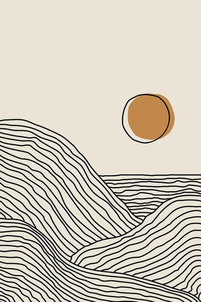 Minimalist Bohemian Decor: Boho Sunset Collection II by jay stanley