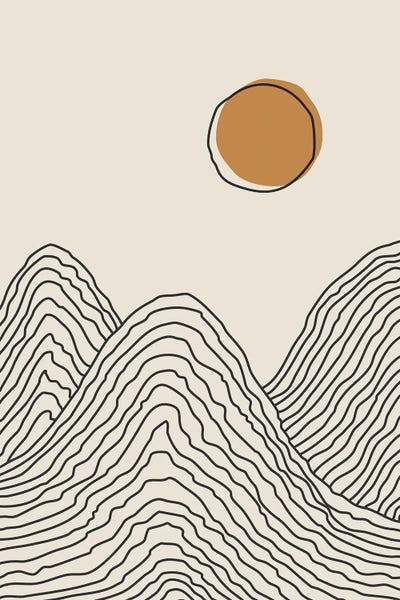 Minimalist Bohemian Decor: Boho Sunset Series I by jay stanley