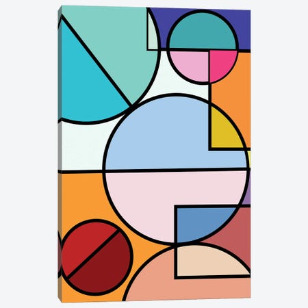 Abstract Circles Collection IV Canvas Print #STY13} by Jay Stanley Canvas Print