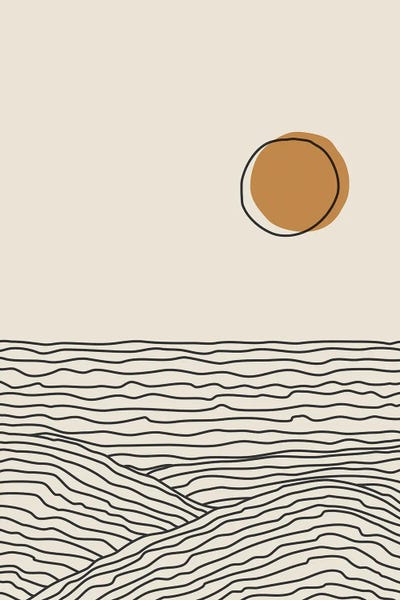 Minimalist Bohemian Decor: Boho Sunset Series IV by jay stanley