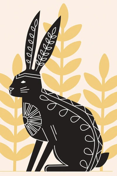 Scandinavian Office: Bunny's Natural Habitat by jay stanley