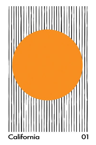 Minimalist Posters: California 01 Skinny by jay stanley